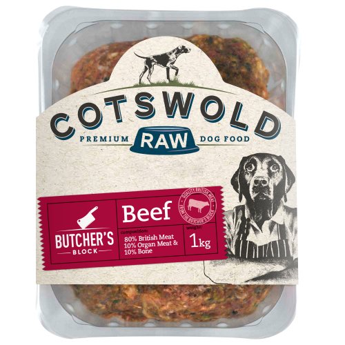 Cotswold raw - butchers block beef 1kg