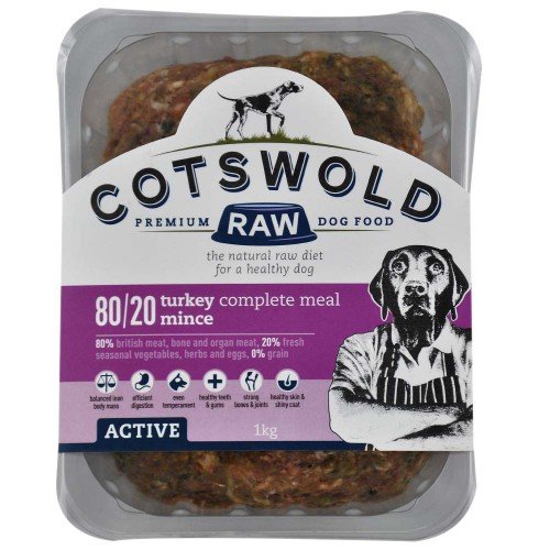 Cotswold raw - active turkey 500g